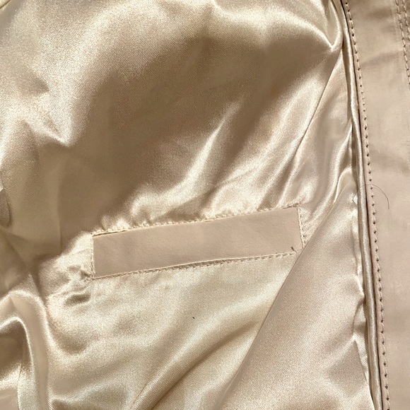 🛍TERRY LEWIS🛍WOVEN LEATHER HOOK EYE SHORT TEXTURED JACKET NWT❣️ - Picture 9 of 9